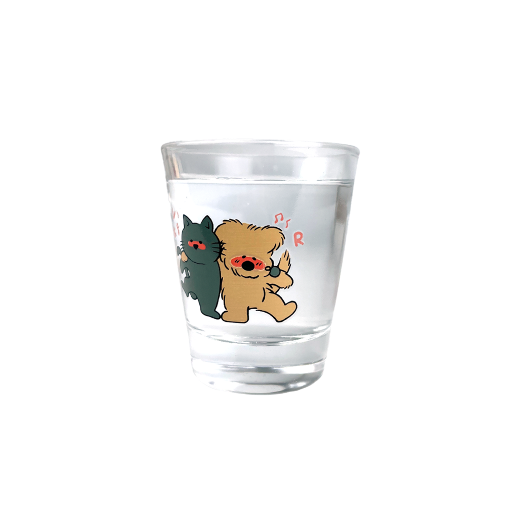 색 변화 소주잔