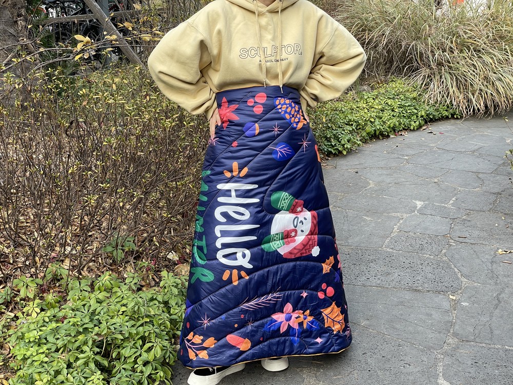 패딩 담요